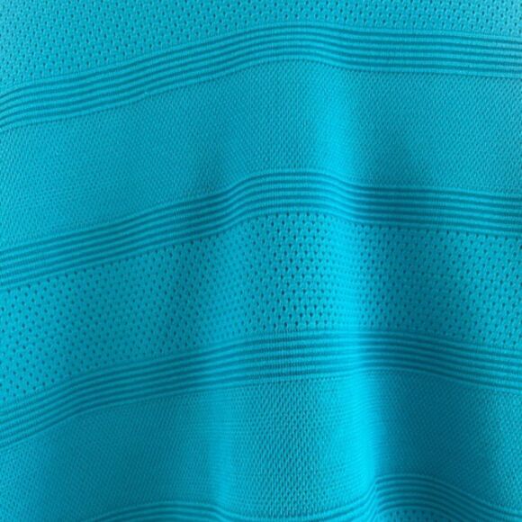 A|X Armani Exchange Women's Mesh High-Low Cami Size Medium Turquoise Gem - Picture 11 of 11